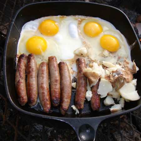 Image of Sausage and Potato Grilled Skillet